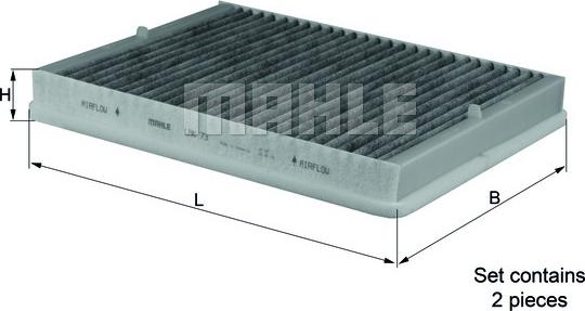 MAHLE LAK 73/S - Filtru, aer habitaclu aaoparts.ro