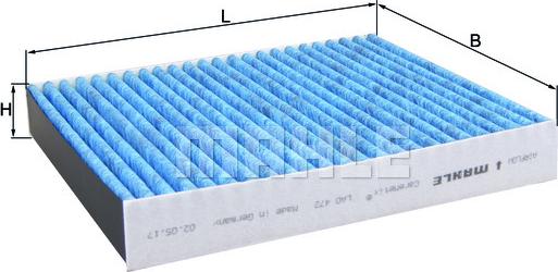 MAHLE LAO 472 - Filtru, aer habitaclu aaoparts.ro