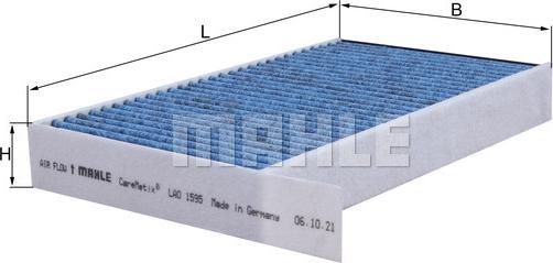 MAHLE LAO 1595 - Filtru, aer habitaclu aaoparts.ro