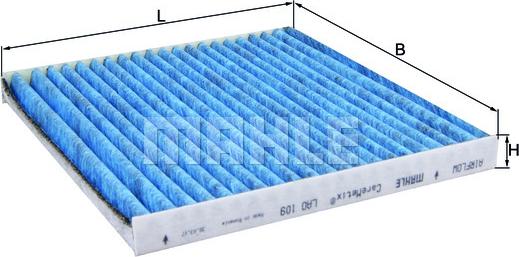 MAHLE LAO 109 - Filtru, aer habitaclu aaoparts.ro