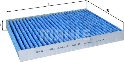 MAHLE LAO 182 - Filtru, aer habitaclu aaoparts.ro