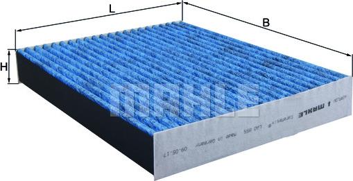 MAHLE LAO 855 - Filtru, aer habitaclu aaoparts.ro