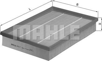MAHLE LX 460/1 - Filtru aer aaoparts.ro