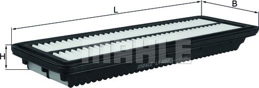 MAHLE LX 4053 - Filtru aer aaoparts.ro