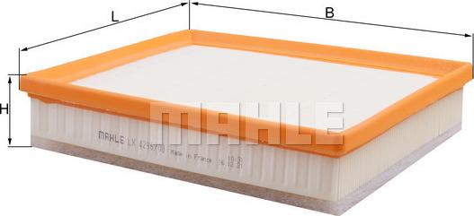 MAHLE LX 4296/8 - Filtru aer aaoparts.ro
