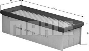 MAHLE LX 1953 - Filtru aer aaoparts.ro