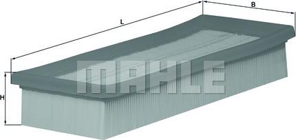 MAHLE LX 1601 - Filtru aer aaoparts.ro