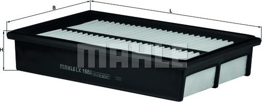 MAHLE LX 1688 - Filtru aer aaoparts.ro