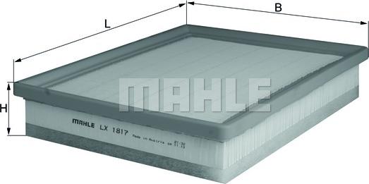 MAHLE LX 1817 - Filtru aer aaoparts.ro