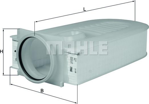 MAHLE LX 1833 - Filtru aer aaoparts.ro