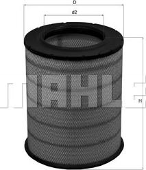 MAHLE LX 1281 - Filtru aer aaoparts.ro