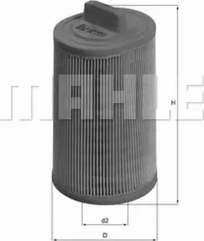 MAHLE LX 1277 - Filtru aer aaoparts.ro