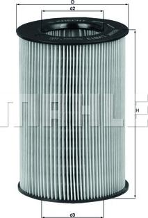 MAHLE LX 813 - Filtru aer aaoparts.ro