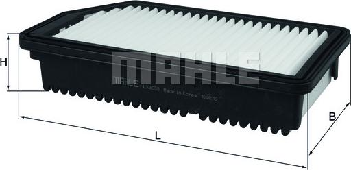 MAHLE LX 3538 - Filtru aer aaoparts.ro