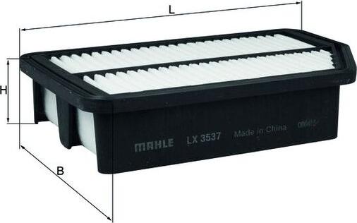 MAHLE LX 3537 - Filtru aer aaoparts.ro