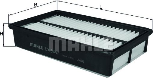 MAHLE LX 3347 - Filtru aer aaoparts.ro