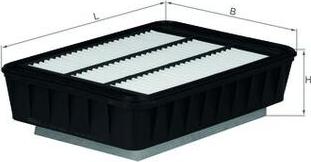 MAHLE LX 2694 - Filtru aer aaoparts.ro