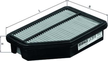 MAHLE LX 2618 - Filtru aer aaoparts.ro