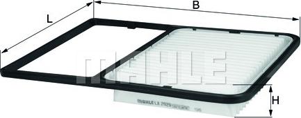 MAHLE LX 2029 - Filtru aer aaoparts.ro