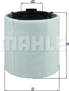 MAHLE LX 2831 - Filtru aer aaoparts.ro