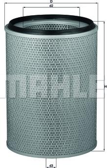 MAHLE LX 797 - Filtru aer aaoparts.ro