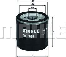 MAHLE OC 988 - Filtru ulei aaoparts.ro