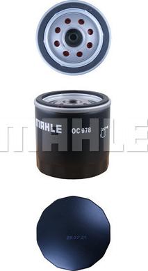 MAHLE OC 978 - Filtru ulei aaoparts.ro