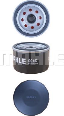 MAHLE OC 467 - Filtru ulei aaoparts.ro