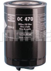 MAHLE OC 470 - Filtru ulei aaoparts.ro