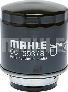 MAHLE OC 593/8 - Filtru ulei aaoparts.ro