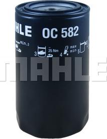 MAHLE OC 582 - Filtru ulei aaoparts.ro