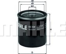 MAHLE OC 534 - Filtru ulei aaoparts.ro