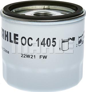 MAHLE OC 1405 - Filtru ulei aaoparts.ro