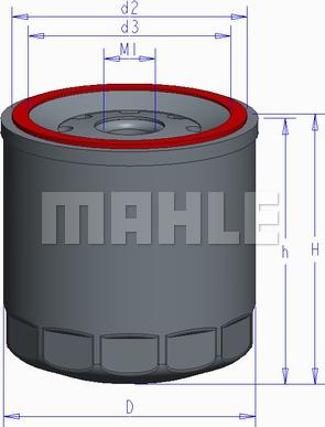 MAHLE OC 1196 - Filtru ulei aaoparts.ro