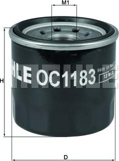 MAHLE OC 1183 - Filtru ulei aaoparts.ro