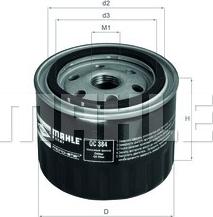 MAHLE OC 384 - Filtru ulei aaoparts.ro