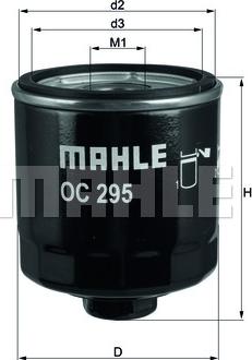 MAHLE OC 295 - Filtru ulei aaoparts.ro