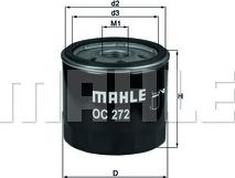 MAHLE OC 272 - Filtru ulei aaoparts.ro