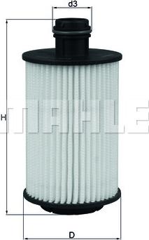 MAHLE OX 1012D - Filtru ulei aaoparts.ro