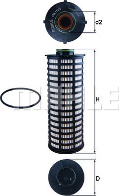 MAHLE OX 1152D - Filtru ulei aaoparts.ro