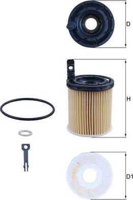 MAHLE OX 1121D - Filtru ulei aaoparts.ro