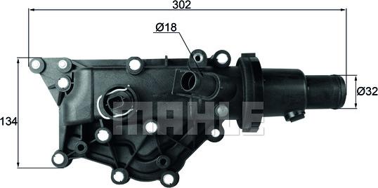 MAHLE TH 59 89 - Termostat,lichid racire aaoparts.ro