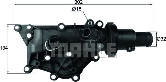 MAHLE TH 60 89 - Termostat,lichid racire aaoparts.ro