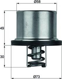 MAHLE THD 1 71 - Termostat,lichid racire aaoparts.ro