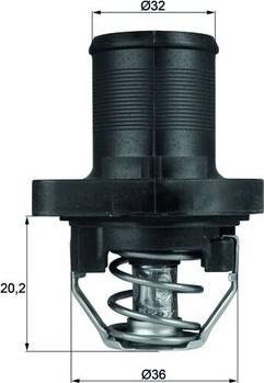 MAHLE TI 47 89 - Termostat,lichid racire aaoparts.ro