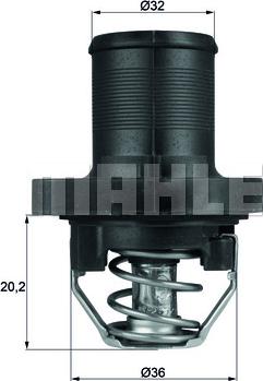 MAHLE TI 47 89 - Termostat,lichid racire aaoparts.ro