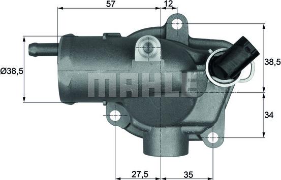 MAHLE TI 30 92 - Termostat,lichid racire aaoparts.ro