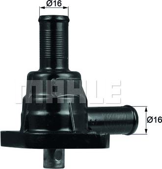 MAHLE TI 37 84D - Termostat,lichid racire aaoparts.ro