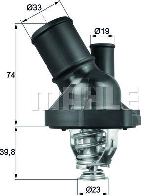 MAHLE TI 200 90 - Termostat,lichid racire aaoparts.ro