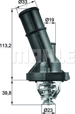 MAHLE TI 202 82 - Termostat,lichid racire aaoparts.ro